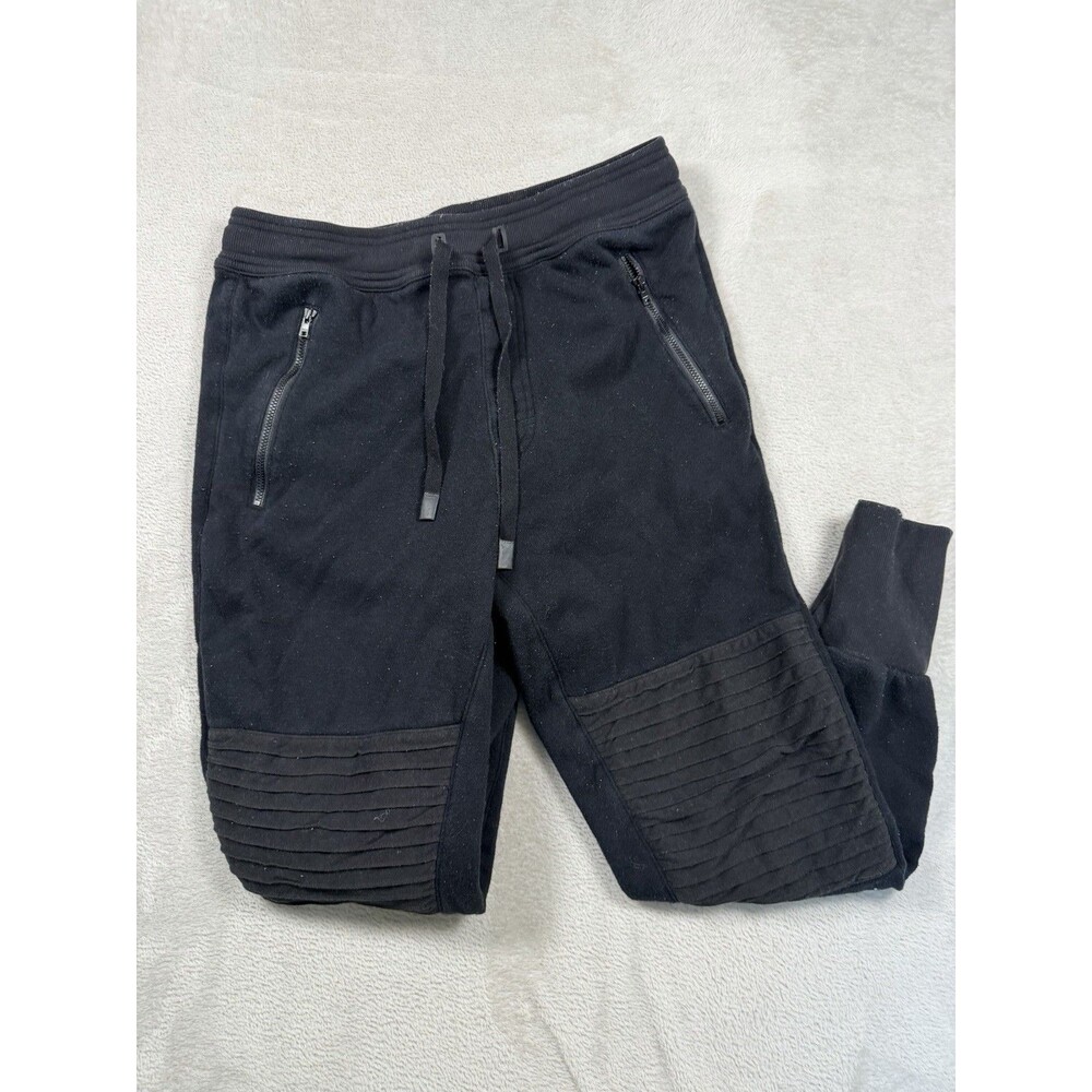 Alo Yoga Urban Moto Sweatpants Joggers Black Size Medium Gorpcore Outdoors Dance